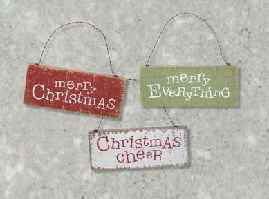 Christmas Small Ornament Set (3A)