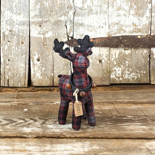 Franny Small Plaid Standing Deer