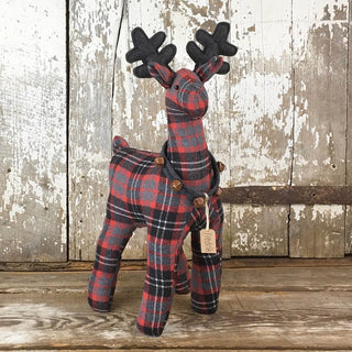 Fredrik Large Plaid Standing Deer