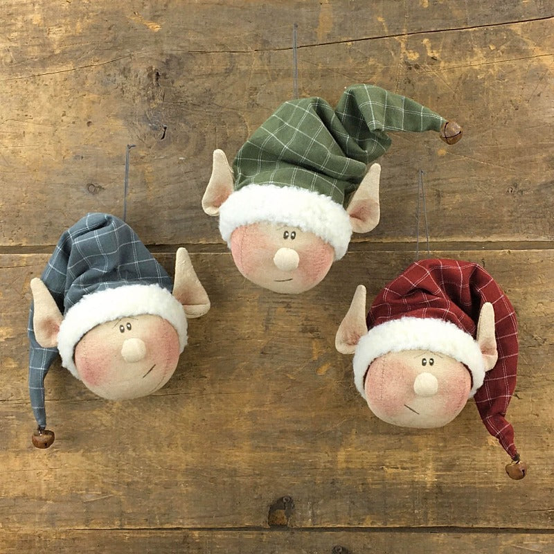 Whimsy Elf Ornament Set (3A)