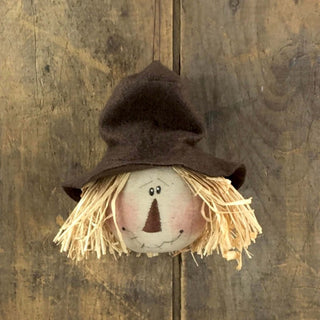 Scarecrow Head Ornament