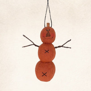 Mini Fabric Jack-O-Lantern Ornament