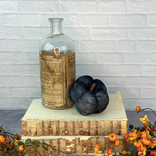 Small Black Tye Dye Pumpkin