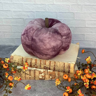 Large Purple Tye Dye Pumpkin