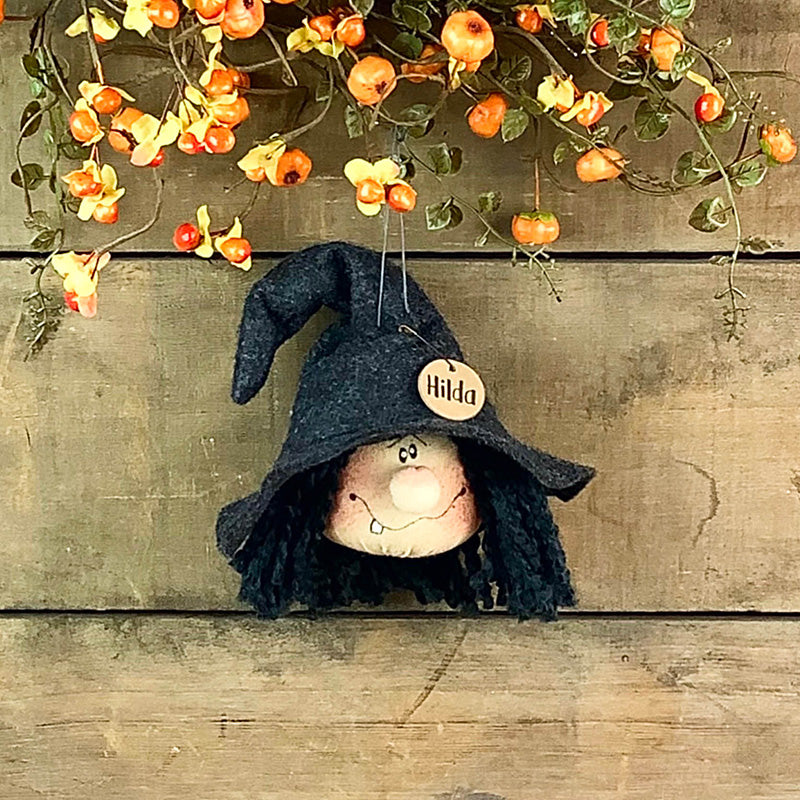 Hilda the Groovy Witch Ornament