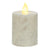 Rustic White Pillar Candle