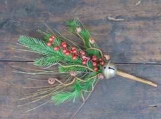 Antique Silver Bells Small Pick