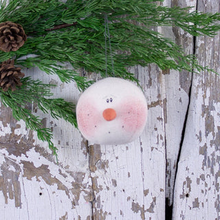 Large Snowman Head Ornament
